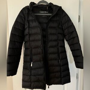 Calvin Klein Long Light-weight Puffer Jacket
